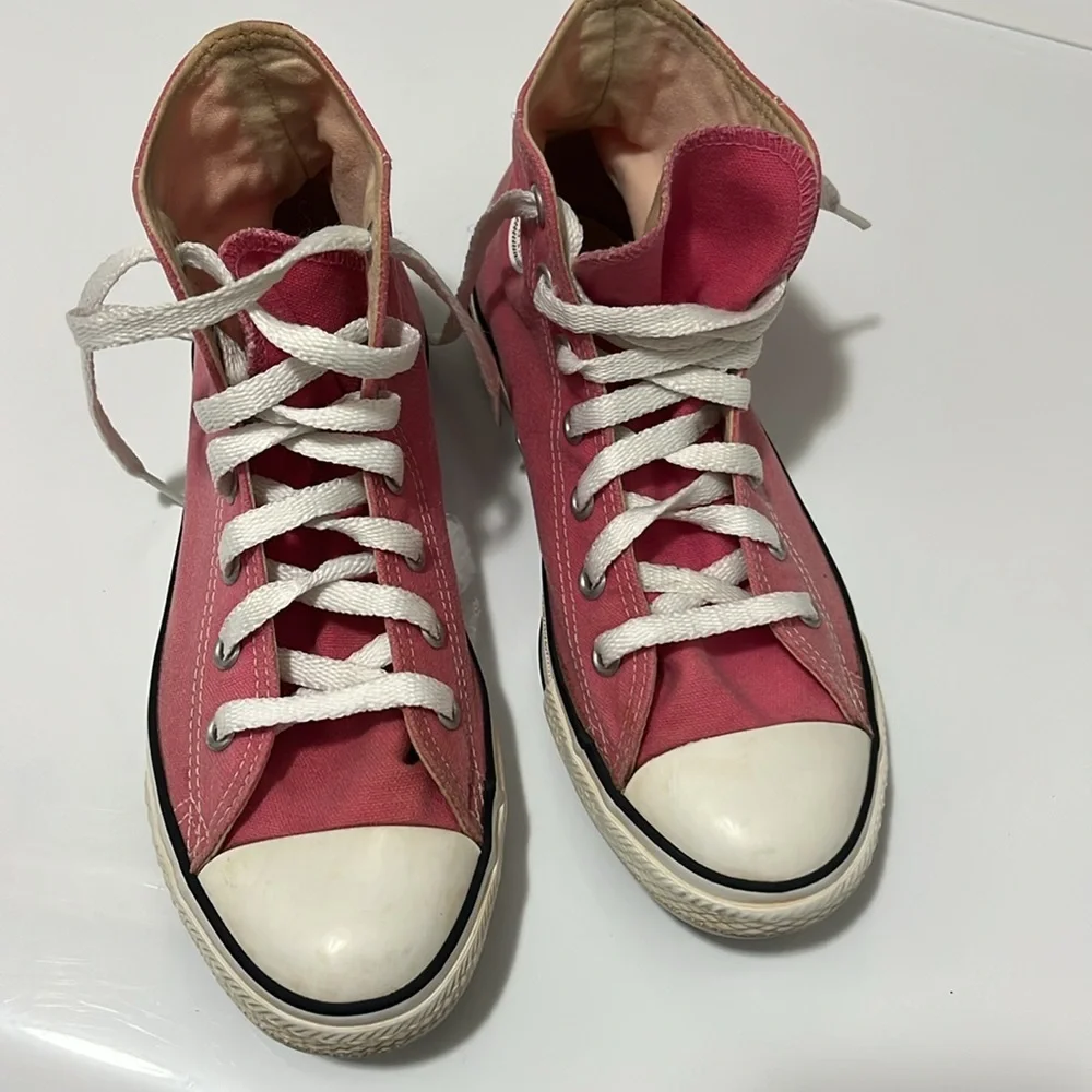 Converse Pink High-Top Sneakers big kids size 3